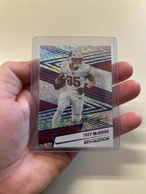 2025 Panini Revolution Trey McBride Blue Storm Parallel 118/549